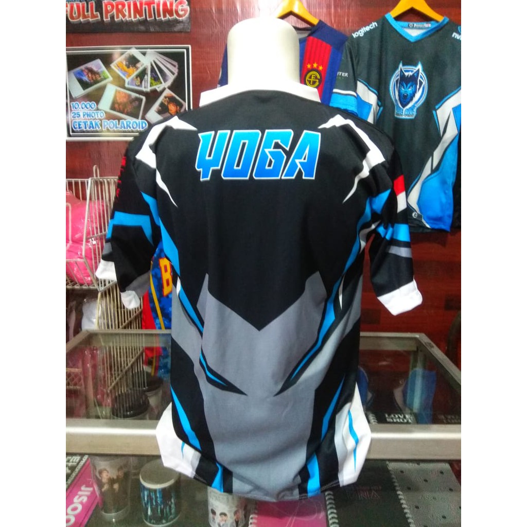 Baju Jersey Esport Gaming Squad Freefire Pubg Mobile Mobile Legends Gratis Nama Logo